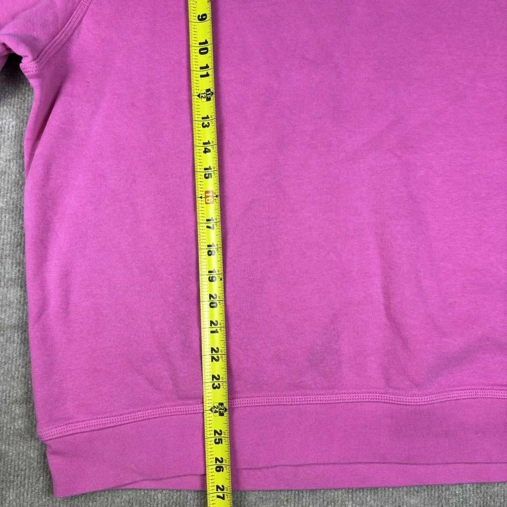Nike Sweatshirt Crewneck Pink Fleece Pullover Embroidered Swoosh Women’s XL